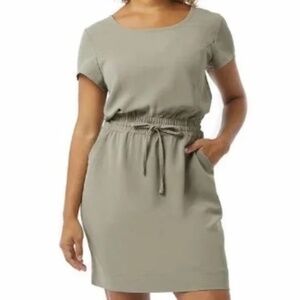 32 Degrees Ladies' Twill Dress, Shadow (Green), Small, NWT